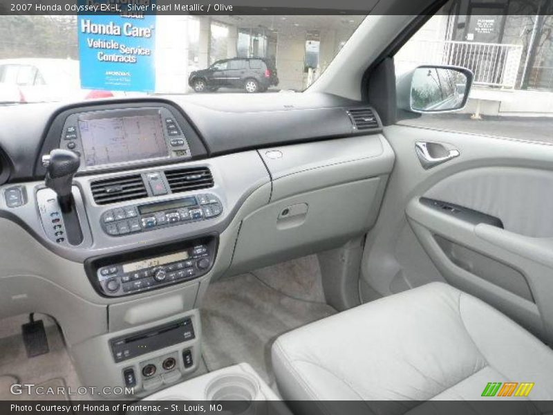Silver Pearl Metallic / Olive 2007 Honda Odyssey EX-L