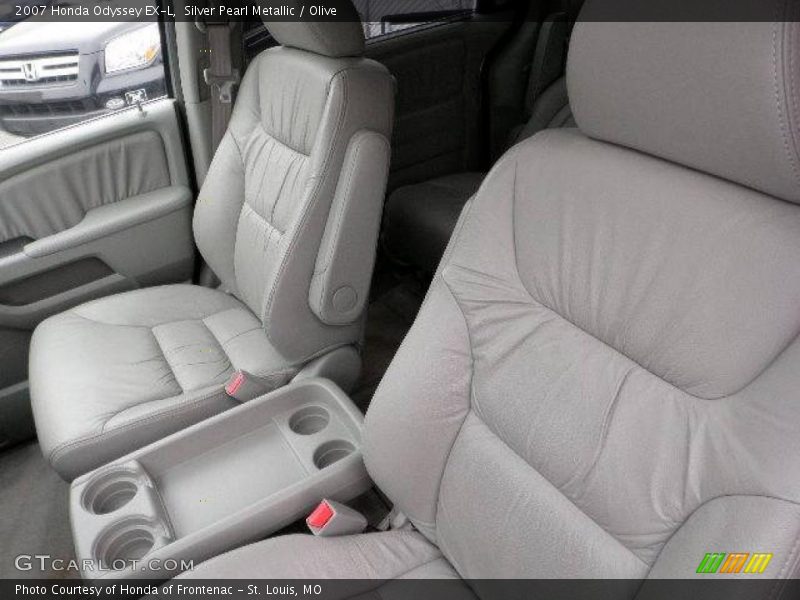 Silver Pearl Metallic / Olive 2007 Honda Odyssey EX-L