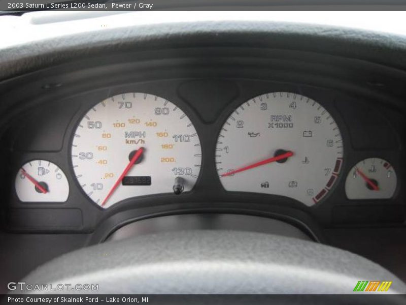 Pewter / Gray 2003 Saturn L Series L200 Sedan