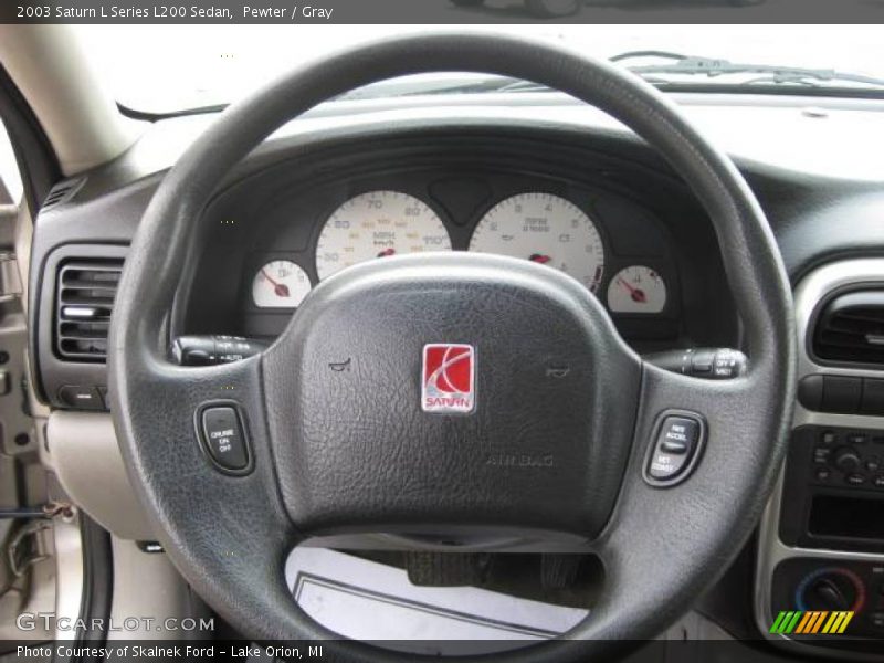 Pewter / Gray 2003 Saturn L Series L200 Sedan