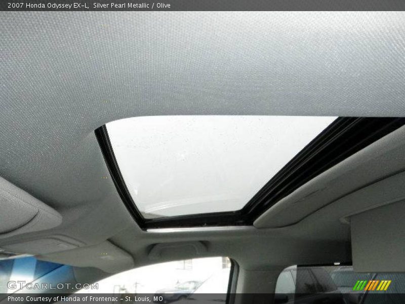 Silver Pearl Metallic / Olive 2007 Honda Odyssey EX-L