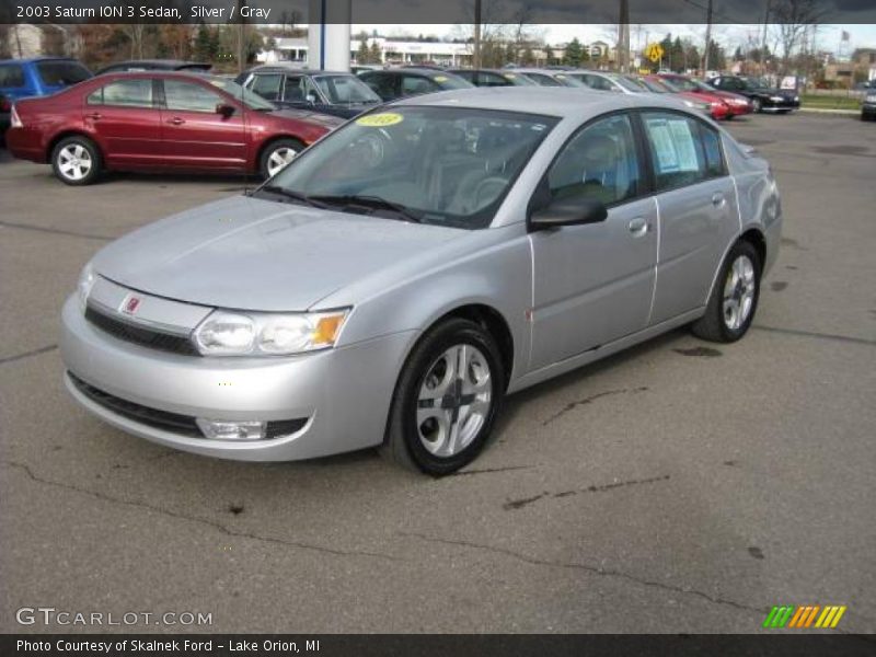 Silver / Gray 2003 Saturn ION 3 Sedan