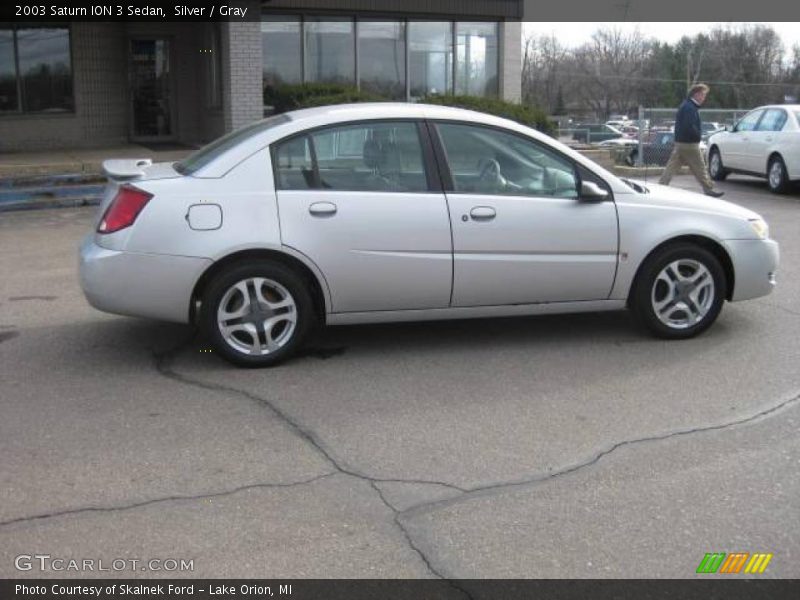 Silver / Gray 2003 Saturn ION 3 Sedan