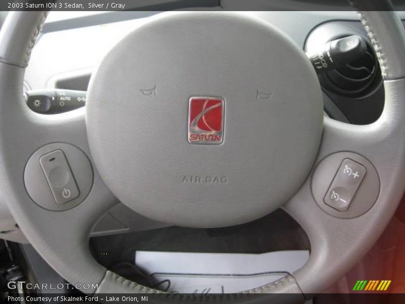 Silver / Gray 2003 Saturn ION 3 Sedan