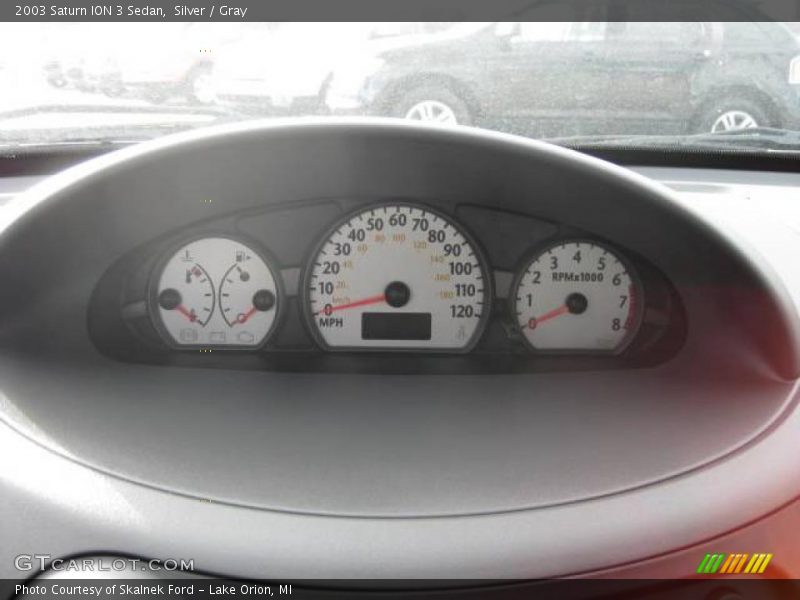 Silver / Gray 2003 Saturn ION 3 Sedan