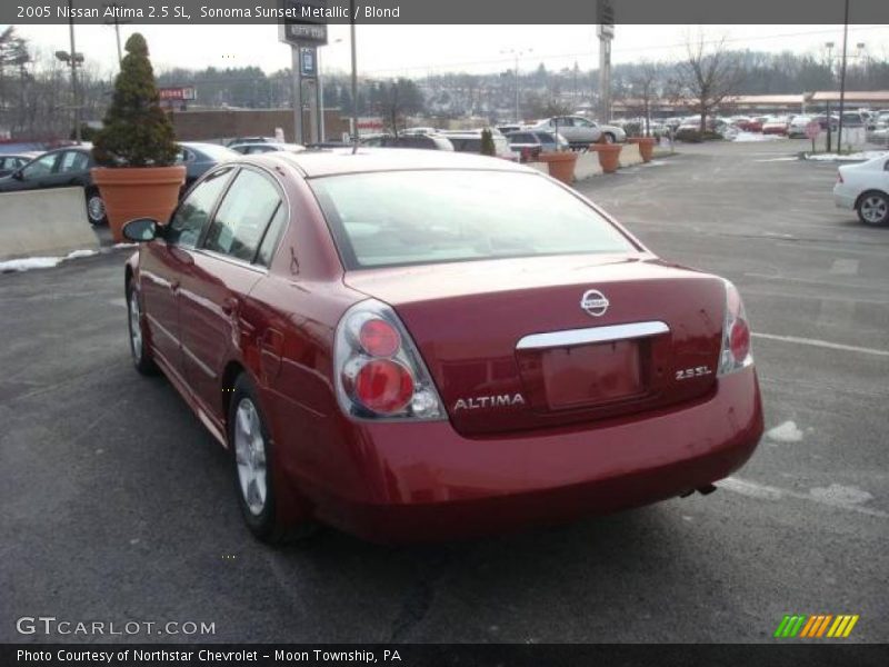 Sonoma Sunset Metallic / Blond 2005 Nissan Altima 2.5 SL