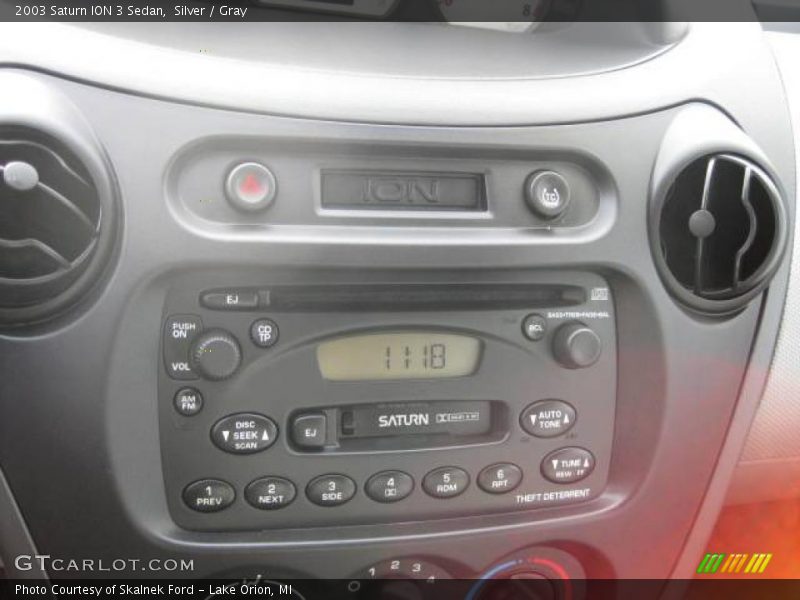 Silver / Gray 2003 Saturn ION 3 Sedan