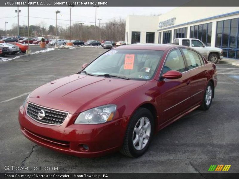 Sonoma Sunset Metallic / Blond 2005 Nissan Altima 2.5 SL