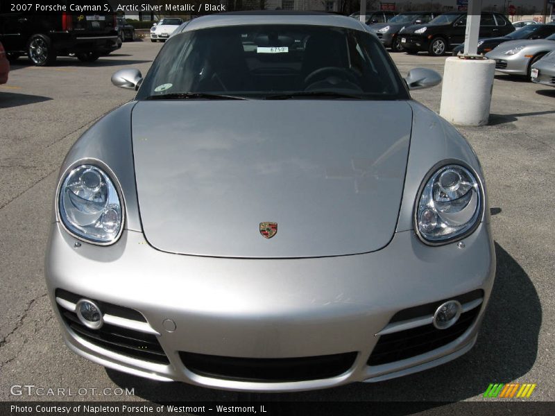 Arctic Silver Metallic / Black 2007 Porsche Cayman S