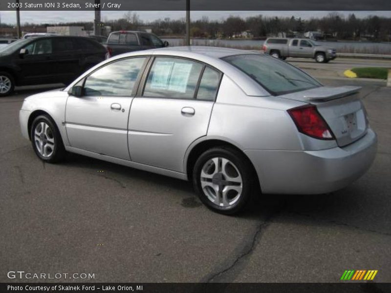 Silver / Gray 2003 Saturn ION 3 Sedan