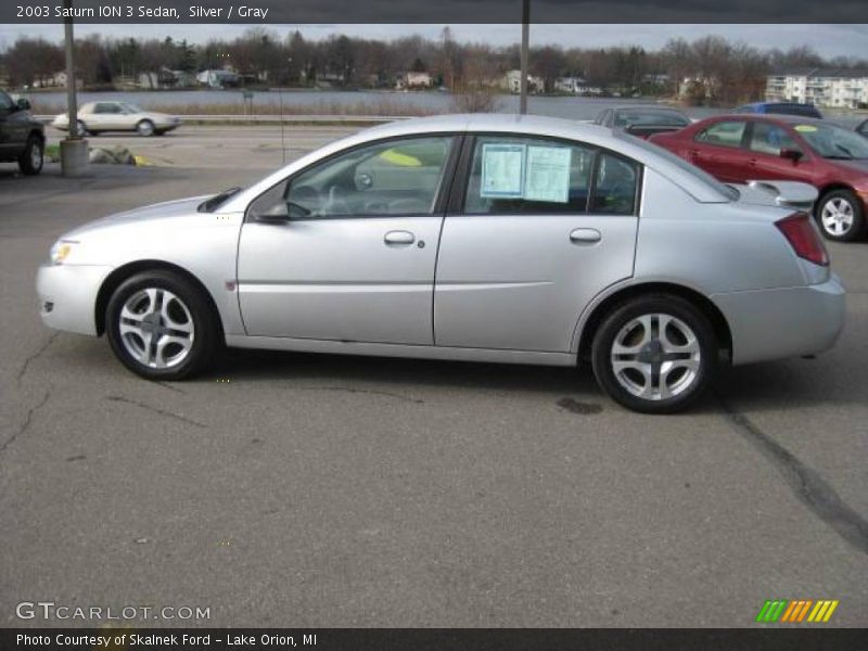 Silver / Gray 2003 Saturn ION 3 Sedan