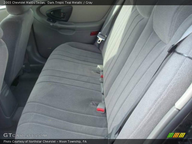 Dark Tropic Teal Metallic / Gray 2003 Chevrolet Malibu Sedan