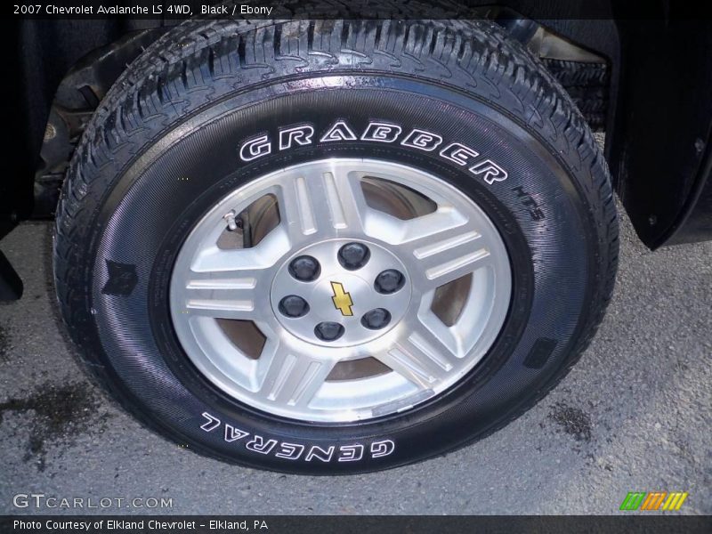 Black / Ebony 2007 Chevrolet Avalanche LS 4WD