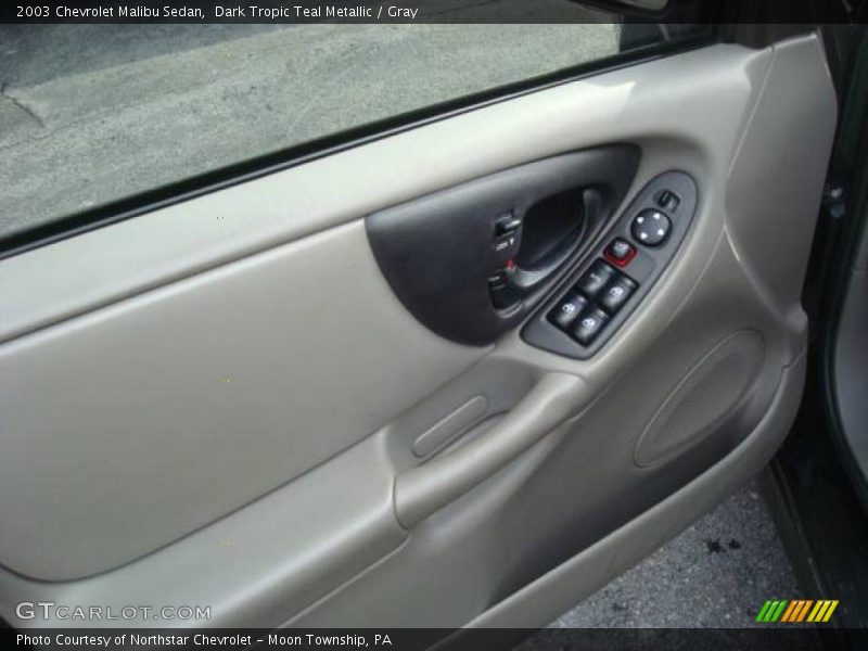 Dark Tropic Teal Metallic / Gray 2003 Chevrolet Malibu Sedan