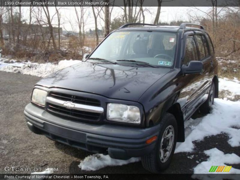 Black Licorice / Medium Gray 1999 Chevrolet Tracker 4x4