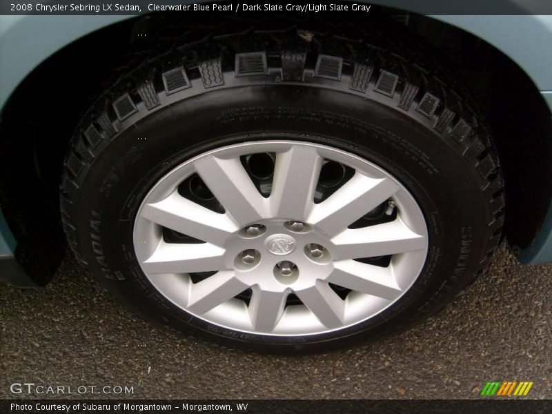 Clearwater Blue Pearl / Dark Slate Gray/Light Slate Gray 2008 Chrysler Sebring LX Sedan