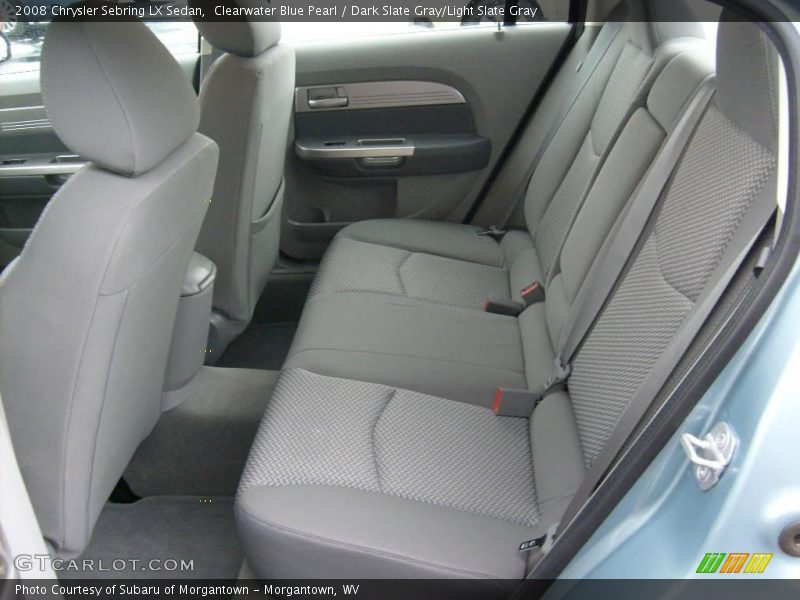 Clearwater Blue Pearl / Dark Slate Gray/Light Slate Gray 2008 Chrysler Sebring LX Sedan