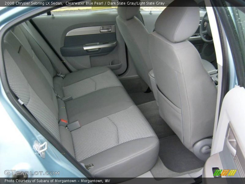 Clearwater Blue Pearl / Dark Slate Gray/Light Slate Gray 2008 Chrysler Sebring LX Sedan
