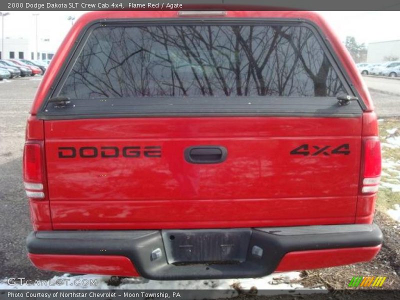Flame Red / Agate 2000 Dodge Dakota SLT Crew Cab 4x4