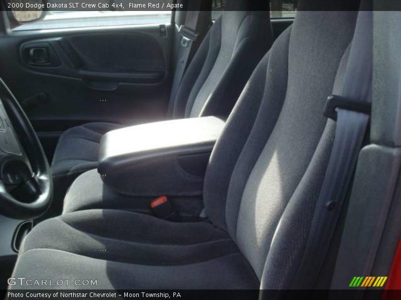Flame Red / Agate 2000 Dodge Dakota SLT Crew Cab 4x4