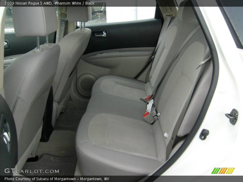 Phantom White / Black 2009 Nissan Rogue S AWD