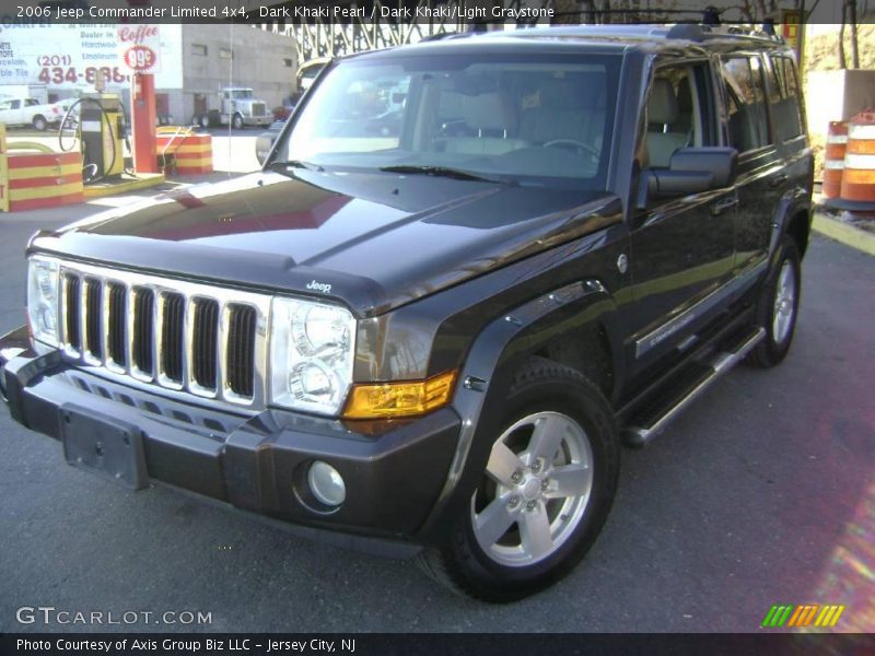 Dark Khaki Pearl / Dark Khaki/Light Graystone 2006 Jeep Commander Limited 4x4