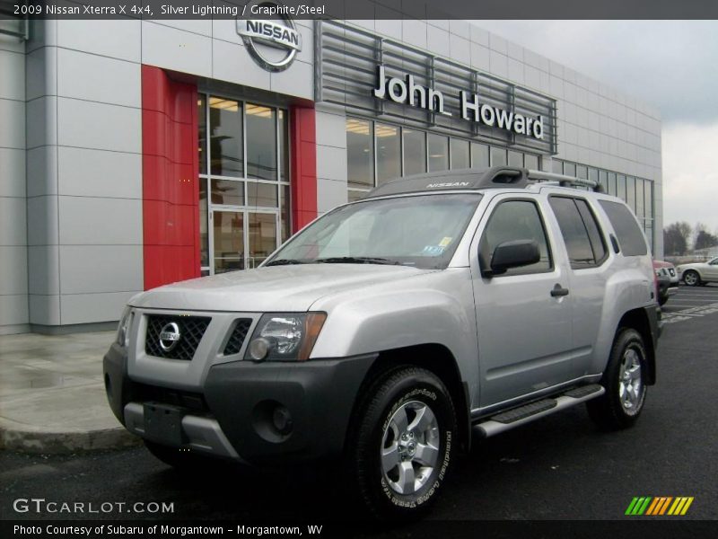 Silver Lightning / Graphite/Steel 2009 Nissan Xterra X 4x4