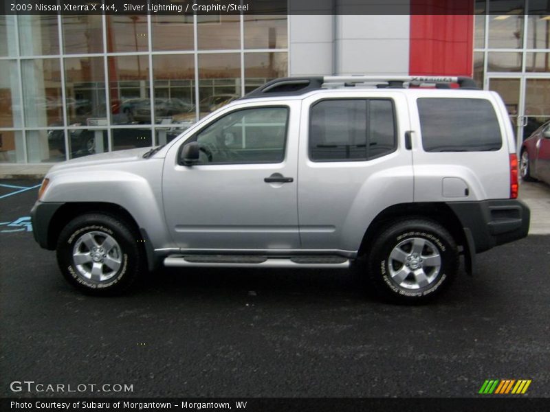 Silver Lightning / Graphite/Steel 2009 Nissan Xterra X 4x4