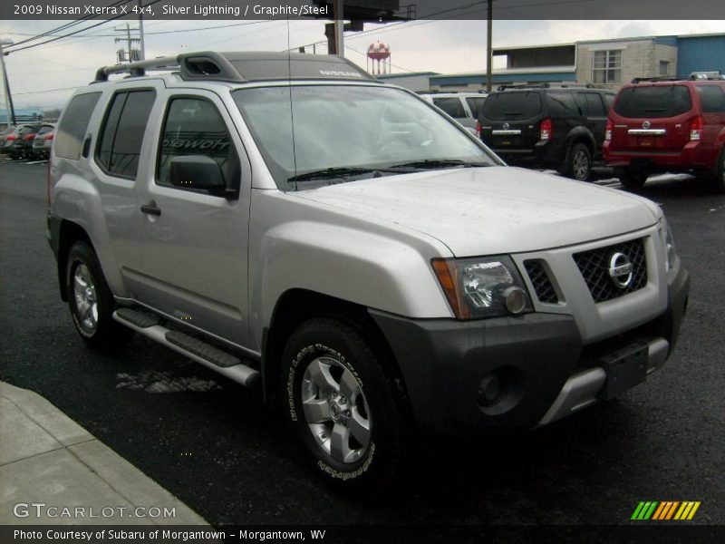 Silver Lightning / Graphite/Steel 2009 Nissan Xterra X 4x4