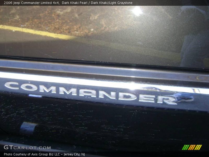 Dark Khaki Pearl / Dark Khaki/Light Graystone 2006 Jeep Commander Limited 4x4