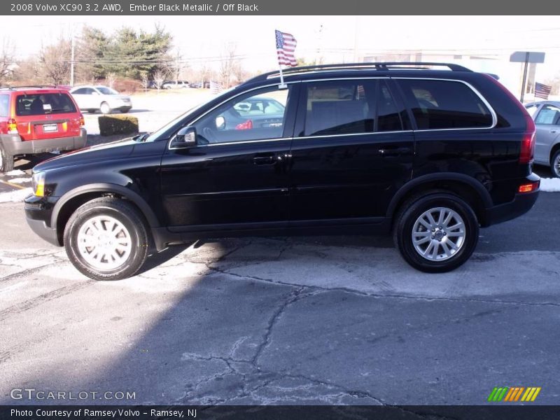 Ember Black Metallic / Off Black 2008 Volvo XC90 3.2 AWD