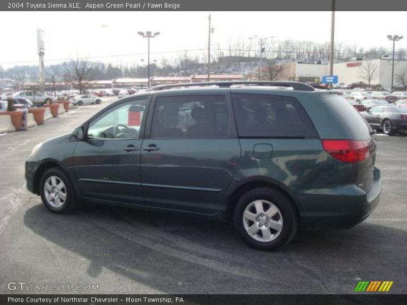 Aspen Green Pearl / Fawn Beige 2004 Toyota Sienna XLE