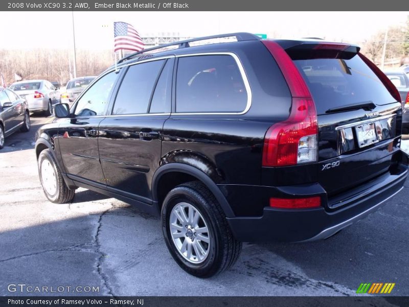Ember Black Metallic / Off Black 2008 Volvo XC90 3.2 AWD
