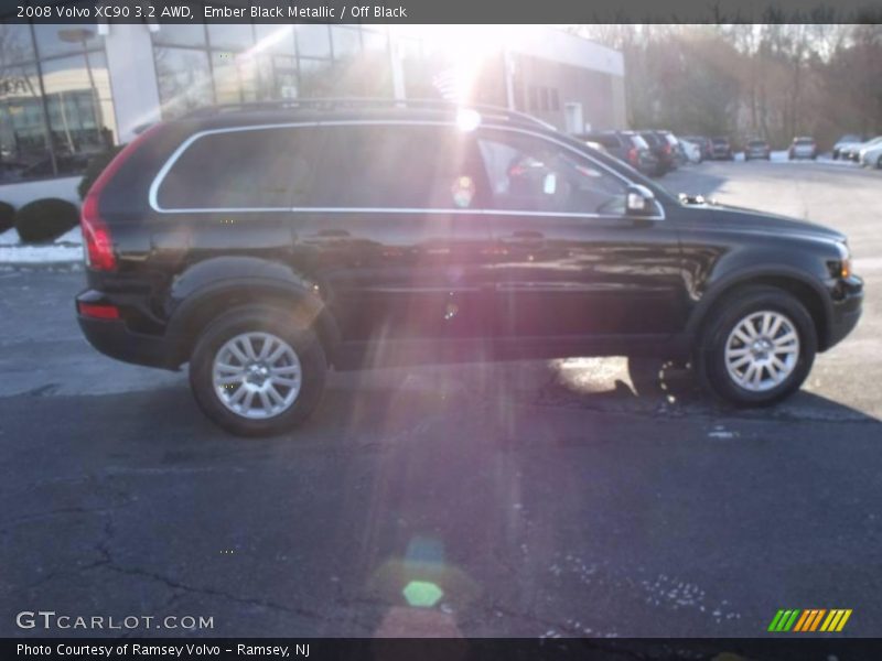 Ember Black Metallic / Off Black 2008 Volvo XC90 3.2 AWD