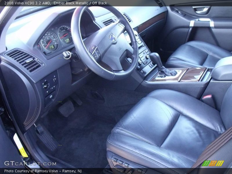 Ember Black Metallic / Off Black 2008 Volvo XC90 3.2 AWD