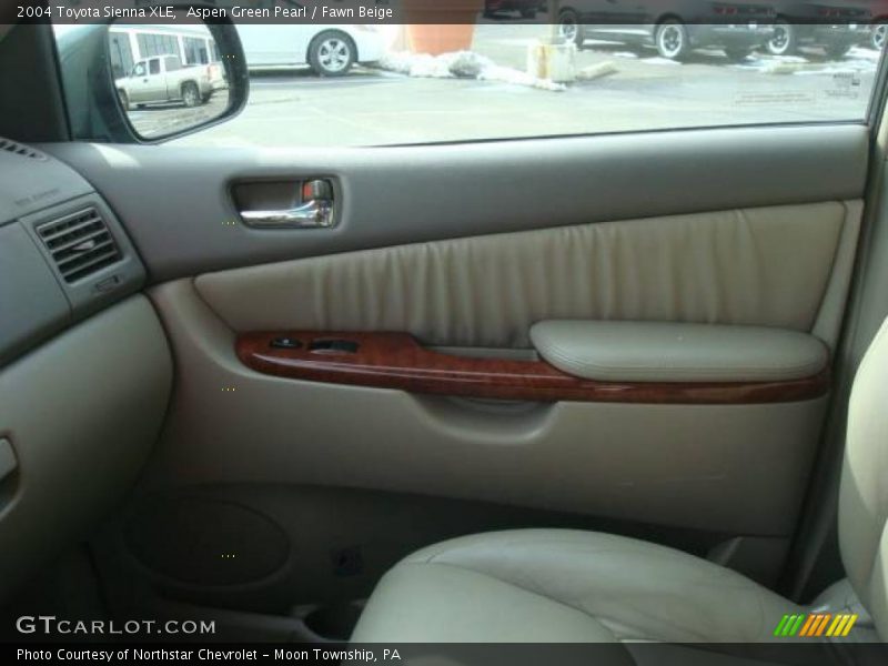 Aspen Green Pearl / Fawn Beige 2004 Toyota Sienna XLE
