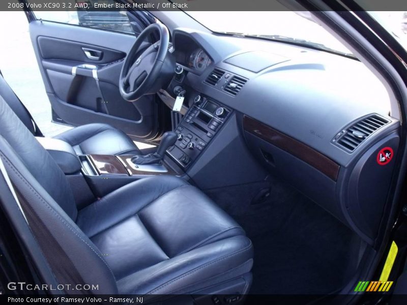 Ember Black Metallic / Off Black 2008 Volvo XC90 3.2 AWD