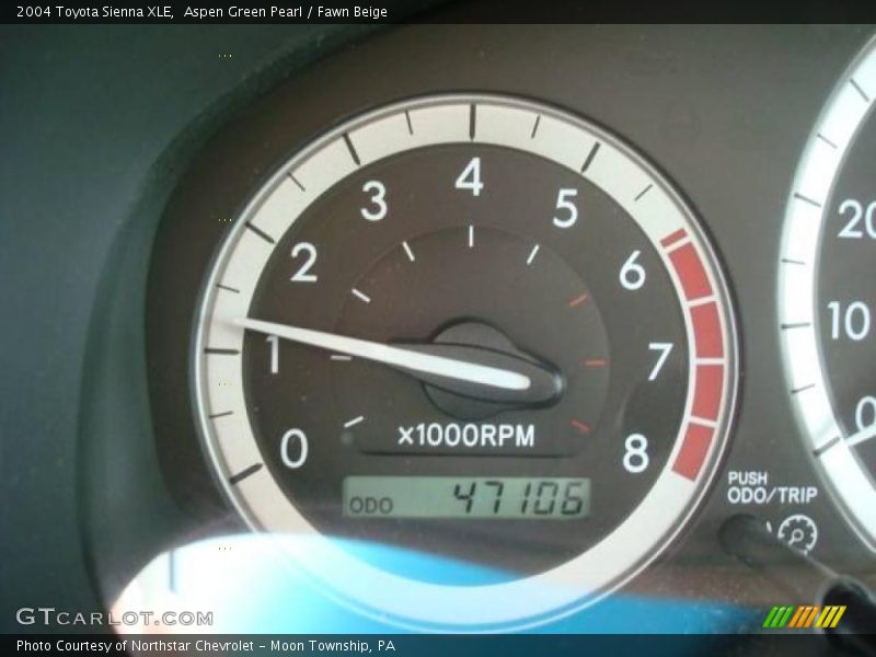 Aspen Green Pearl / Fawn Beige 2004 Toyota Sienna XLE