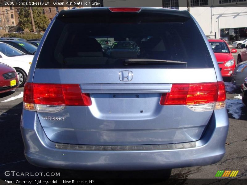 Ocean Mist Metallic / Gray 2008 Honda Odyssey EX