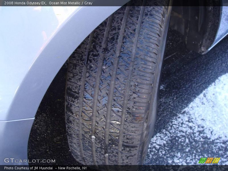 Ocean Mist Metallic / Gray 2008 Honda Odyssey EX