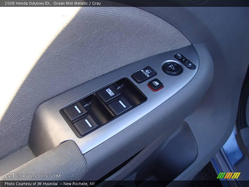 Ocean Mist Metallic / Gray 2008 Honda Odyssey EX