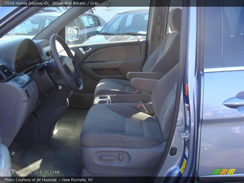 Ocean Mist Metallic / Gray 2008 Honda Odyssey EX