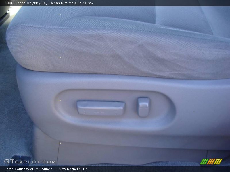 Ocean Mist Metallic / Gray 2008 Honda Odyssey EX