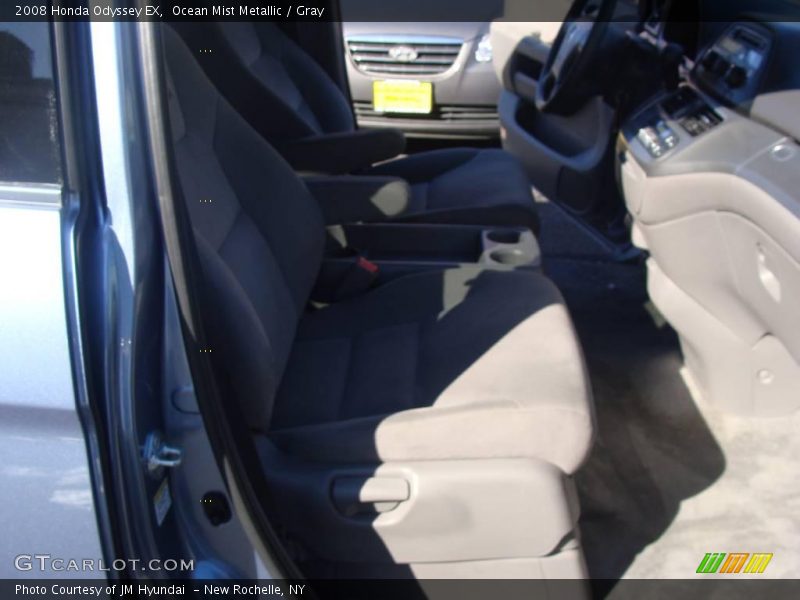 Ocean Mist Metallic / Gray 2008 Honda Odyssey EX