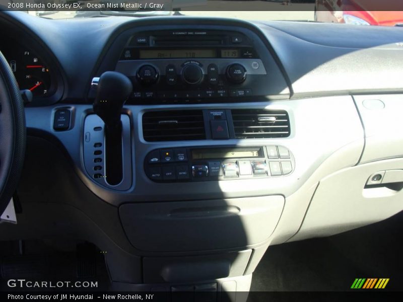 Ocean Mist Metallic / Gray 2008 Honda Odyssey EX