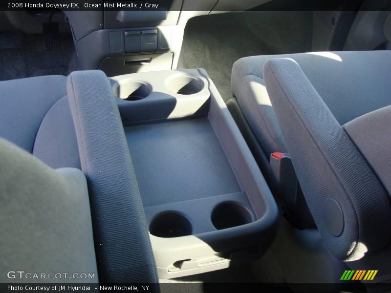 Ocean Mist Metallic / Gray 2008 Honda Odyssey EX