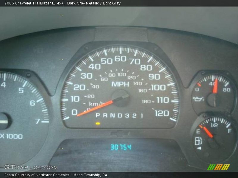 Dark Gray Metallic / Light Gray 2006 Chevrolet TrailBlazer LS 4x4
