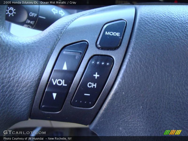 Ocean Mist Metallic / Gray 2008 Honda Odyssey EX