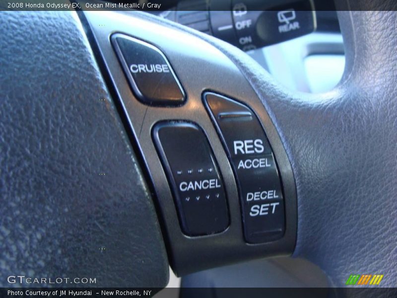 Ocean Mist Metallic / Gray 2008 Honda Odyssey EX