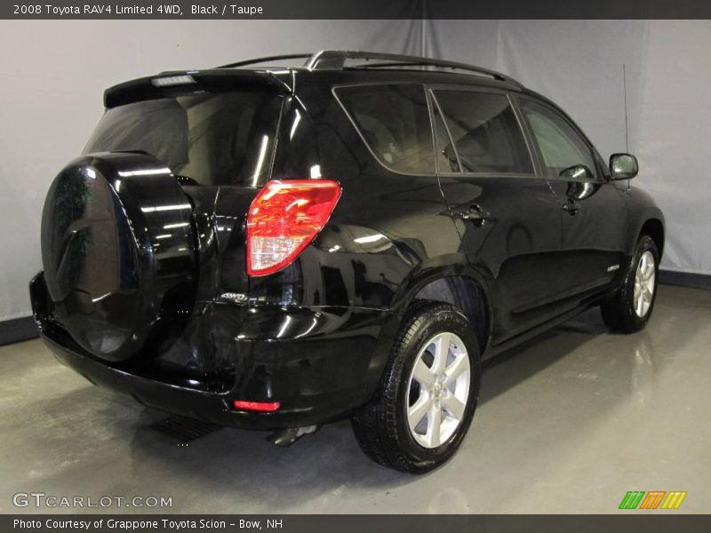 Black / Taupe 2008 Toyota RAV4 Limited 4WD